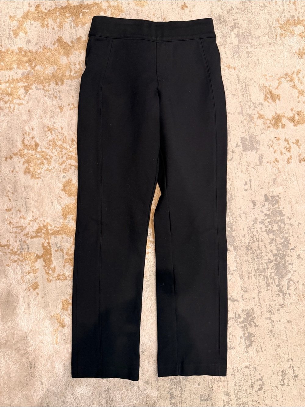 SPANX Black Petite Tailored Straight Leg Pants